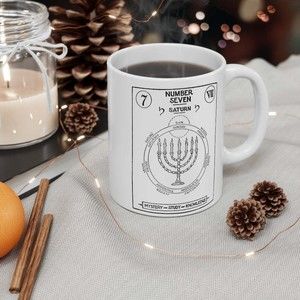 Numerology Lifepath Number 7 Mystery Coffee Mug 11oz Birthday Gift New